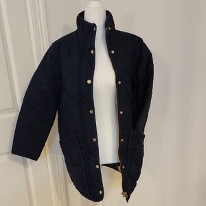 J. Crew Navy Puffer Jacket